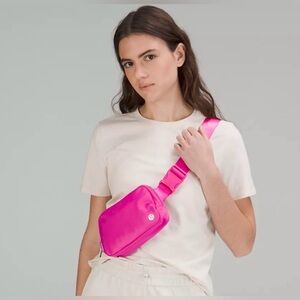 Lululemon Athletica Vibrant Pink Crossbody Bag